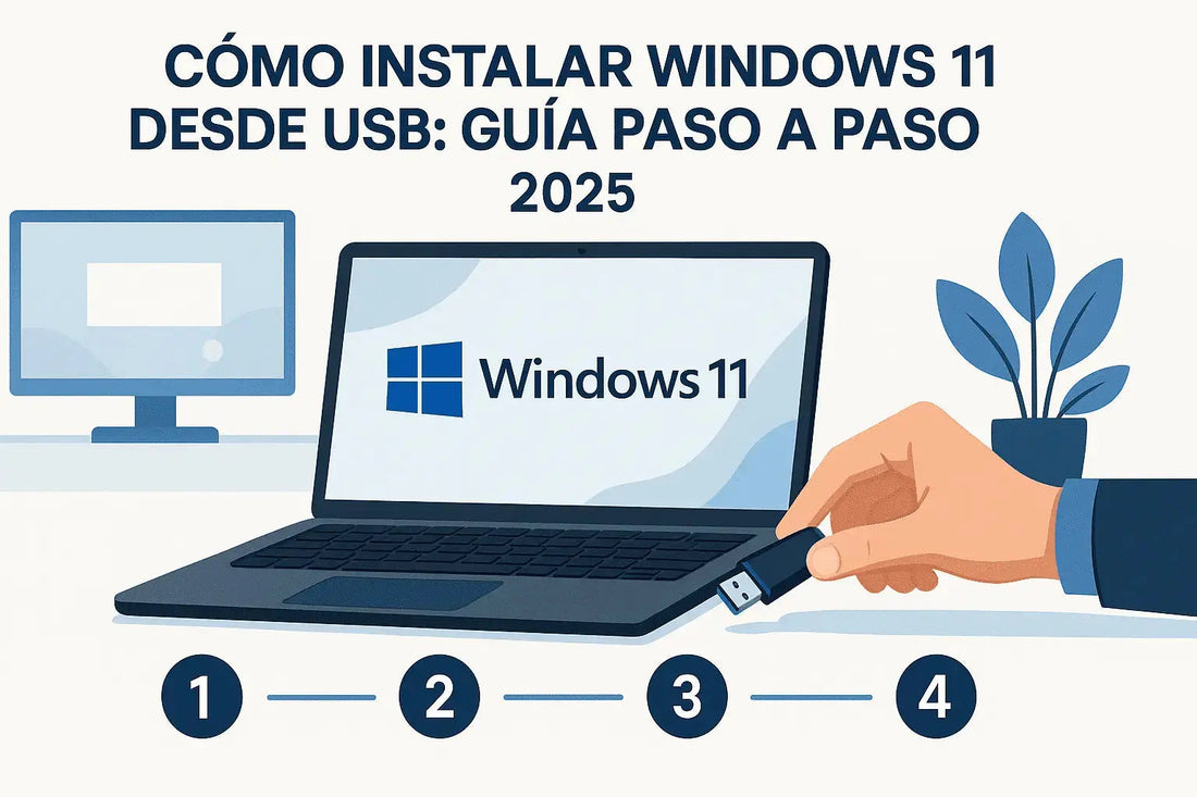 Cómo instalar Windows 11 desde USB: guía paso a paso 2025 - MSLicencias