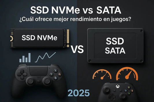 SSD NVMe vs SATA: ¿Cuál ofrece mejor rendimiento en juegos? 2025 MSLicencias