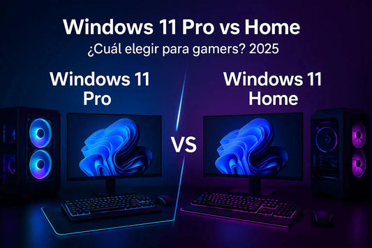 Windows 11 Pro vs Home para gamers: ¿cuál elegir? 2025 MSLicencias