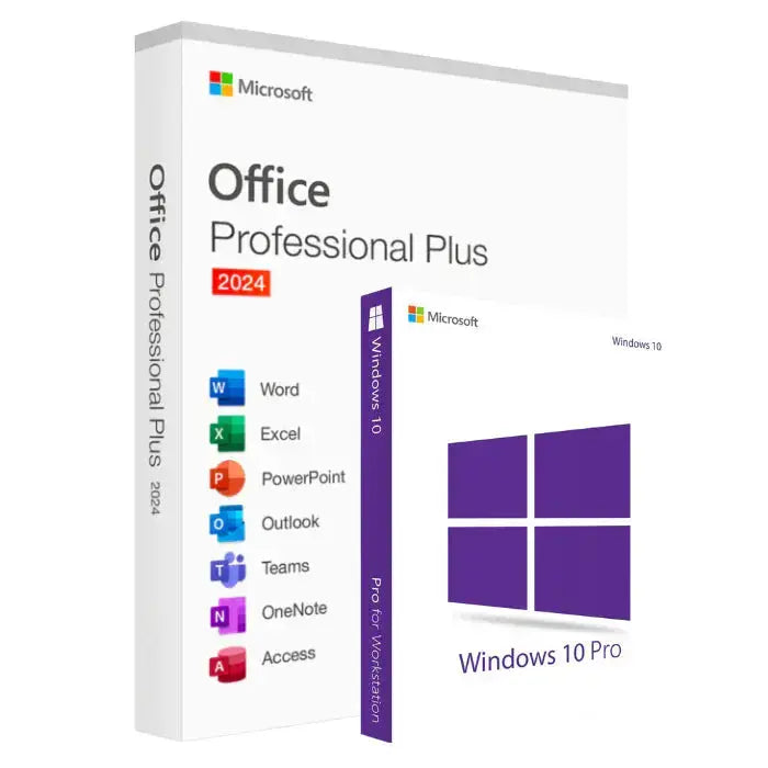 Windows 10 Pro + Office 2024 Professional Plus – Pack Profesional Completo