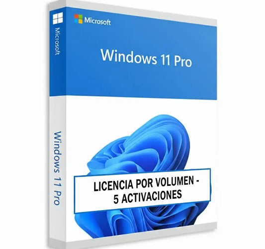 Windows 11 Pro – Licencia por Volumen para 5 Activaciones