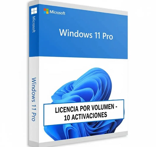 Windows 11 Pro – Licencia por Volumen para 10 Activaciones